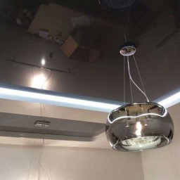 Глянцевые натяжные потолки